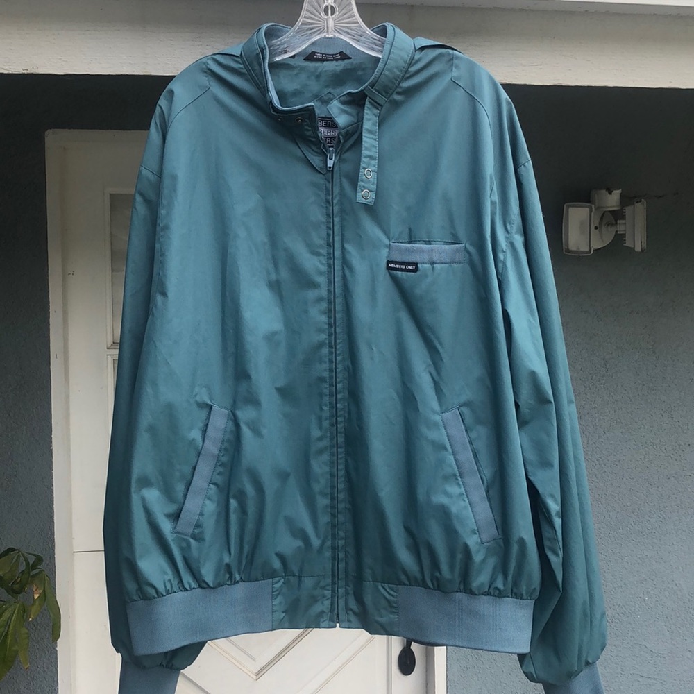 Teal Members Only Jacket (XL) Great Condition!